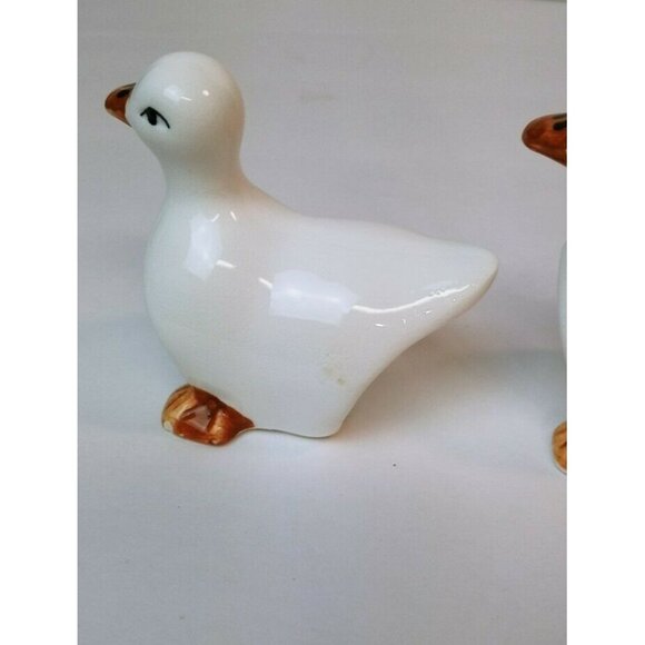 Duck Goose Ceramic Napkin Ring Holders Set Of 4 Country Style Farmhouse Decor - Picture 7 of 13